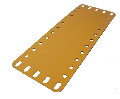 Flexible Strip Plate 13x5 holes, UK Yellow