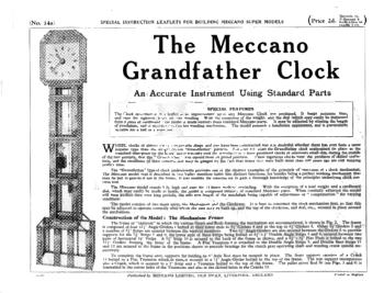GRANDFATHER CLOCK (REVISED)