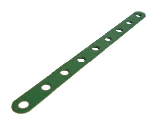 Narrow Strip 9 holes, light green