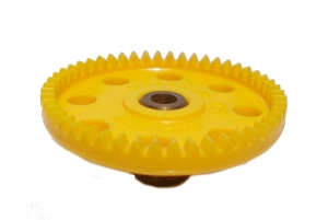 Contrate Gear 50T, 38mm dia, yellow plastic