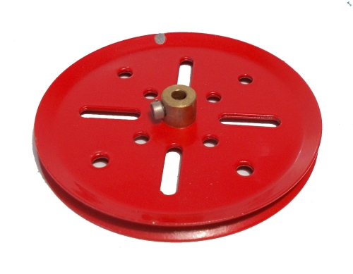 Pulley 75mm dia (red)