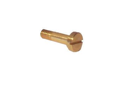 Pivot Bolt 16mm long, slotted head, brass