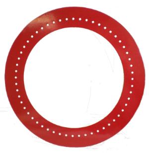 Flat Ring 275/197mm dia - red