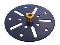 Face Plate 10 holes, blue