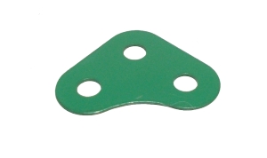 Corner Bracket 2 x 2 holes, light green