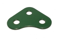 Corner Bracket 2x2 holes, light green